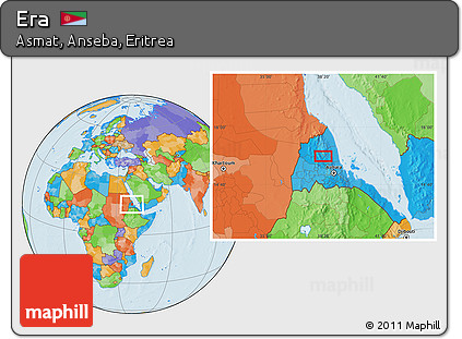 Political Location Map of Era