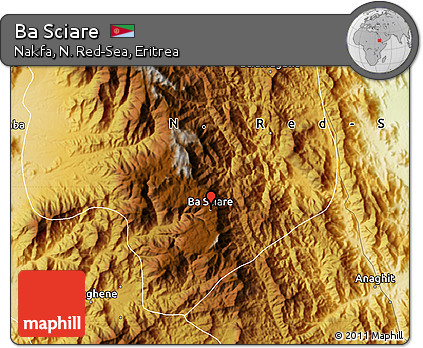 Physical Map of Ba Sciare