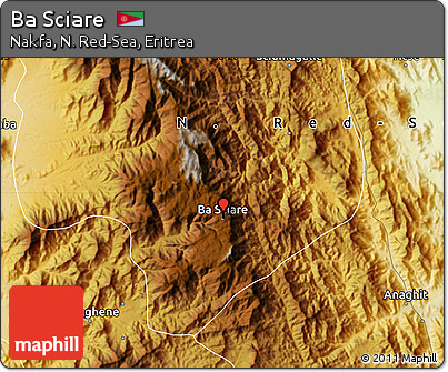 Physical Map of Ba Sciare