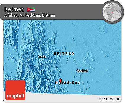 Political 3D Map of Kelmet