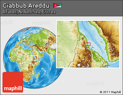 Physical Location Map of Ciabbub Areddu