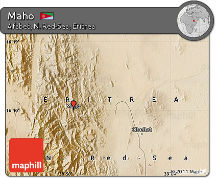 Satellite Map of Maho
