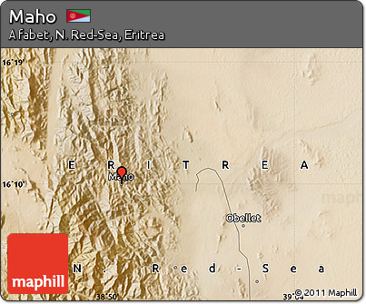 Satellite Map of Maho