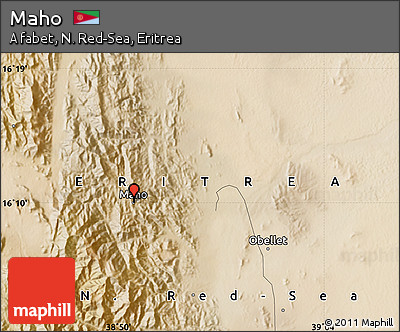 Satellite Map of Maho