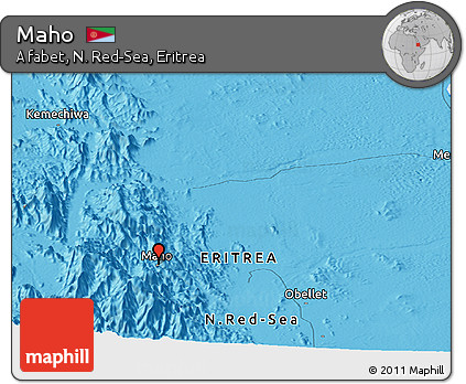 Political Panoramic Map of Maho