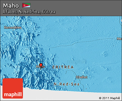 Political Panoramic Map of Maho