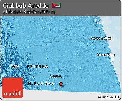 Political Panoramic Map of Ciabbub Areddu