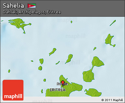 Physical 3D Map of Sahelia