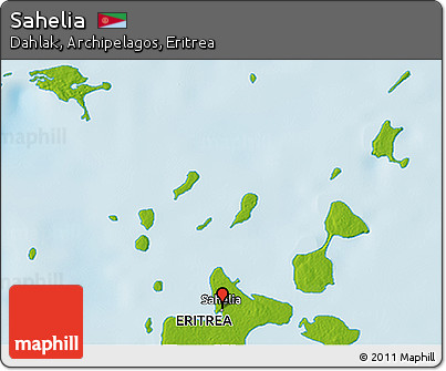 Physical 3D Map of Sahelia