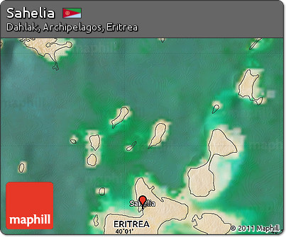 Satellite Map of Sahelia