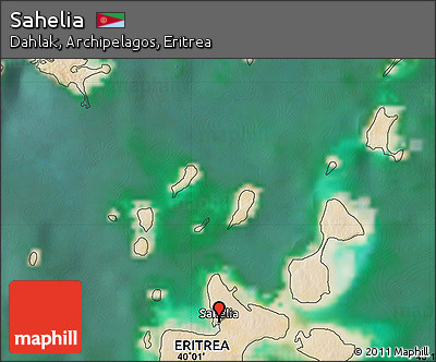 Satellite Map of Sahelia
