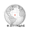 Outline Map of the Area around 16° 19' 2" N, 43° 16' 29" W, rectangular outline