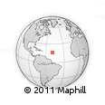 Outline Map of the Area around 16° 19' 2" N, 49° 13' 30" W, rectangular outline