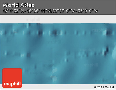 Satellite 3D Map of the Area around 16° 19' 2" N, 53° 28' 30" W
