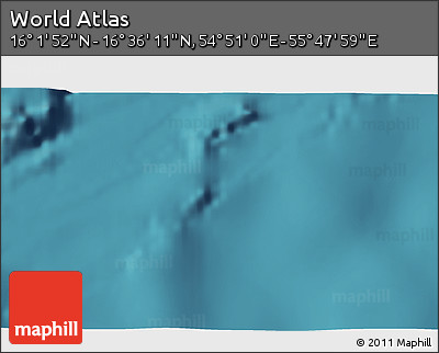 Satellite 3D Map of the Area around 16° 19' 2" N, 55° 19' 30" E