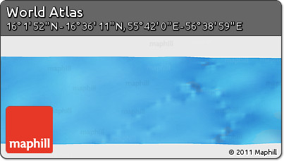 Physical Panoramic Map of the Area around 16° 19' 2" N, 56° 10' 29" E