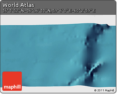 Satellite 3D Map of the Area around 16° 19' 2" N, 59° 34' 30" E