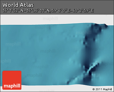 Satellite 3D Map of the Area around 16° 19' 2" N, 59° 34' 30" E