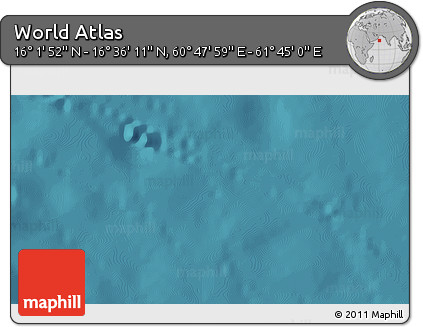 Satellite 3D Map of the Area around 16° 19' 2" N, 61° 16' 29" E