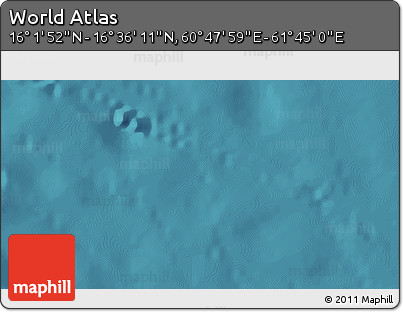 Satellite 3D Map of the Area around 16° 19' 2" N, 61° 16' 29" E