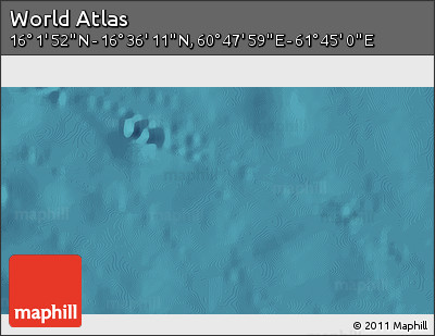 Satellite 3D Map of the Area around 16° 19' 2" N, 61° 16' 29" E