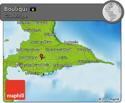 Physical 3D Map of Bouliqui