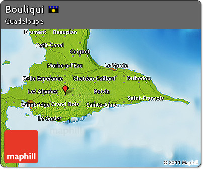 Physical 3D Map of Bouliqui