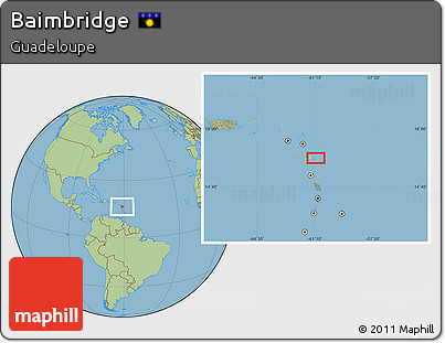 Savanna Style Location Map of Baimbridge