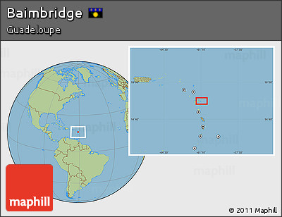 Savanna Style Location Map of Baimbridge