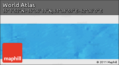 Physical Panoramic Map of the Area around 16° 19' 2" N, 62° 7' 30" E