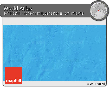 Physical 3D Map of the Area around 16° 19' 2" N, 63° 49' 30" E