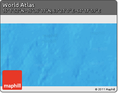 Physical 3D Map of the Area around 16° 19' 2" N, 63° 49' 30" E