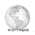 Outline Map of the Area around 16° 19' 2" N, 65° 22' 30" W, rectangular outline