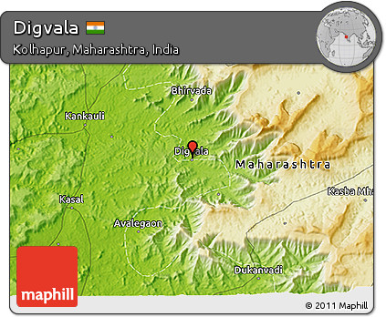 Physical 3D Map of Digvala
