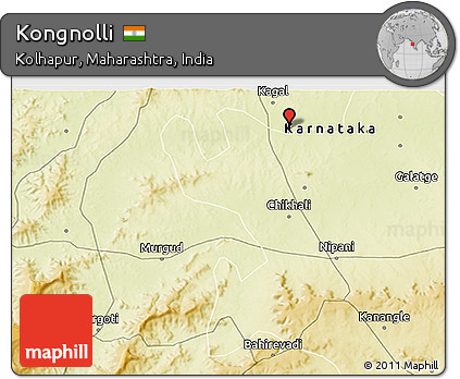Physical 3D Map of Kongnolli
