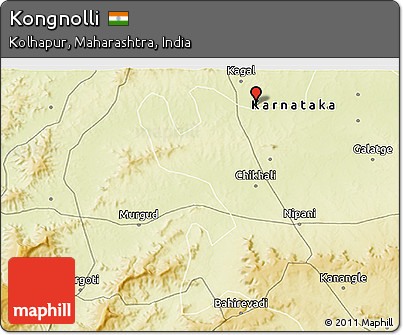 Physical 3D Map of Kongnolli