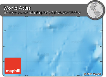 Physical Map of the Area around 16° 19' 2" N, 76° 25' 30" W