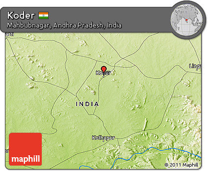 Physical 3D Map of Koder