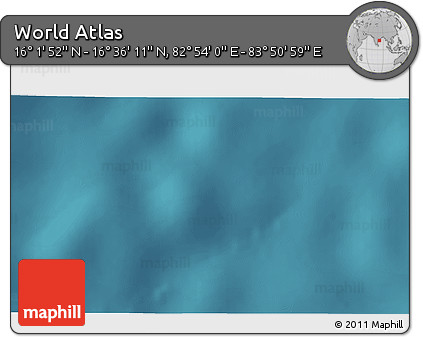 Satellite 3D Map of the Area around 16° 19' 2" N, 83° 22' 30" E