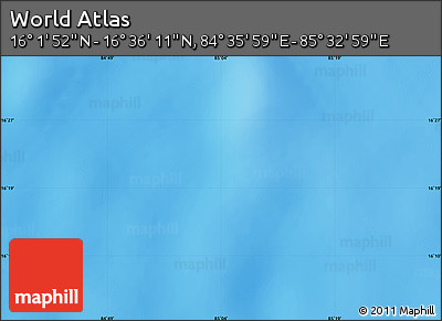 Physical Map of the Area around 16° 19' 2" N, 85° 4' 29" E