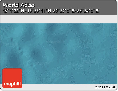 Satellite 3D Map of the Area around 16° 19' 2" N, 85° 55' 30" E