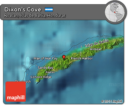 Satellite Map of Dixon's Cove