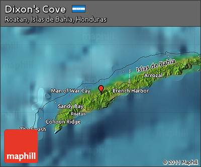 Satellite Map of Dixon's Cove