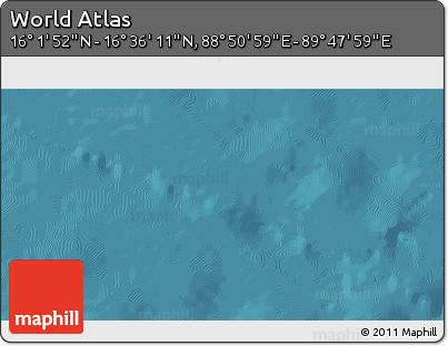 Satellite 3D Map of the Area around 16° 19' 2" N, 89° 19' 29" E
