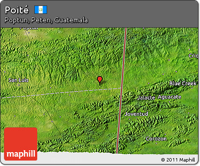 Satellite 3D Map of Poité