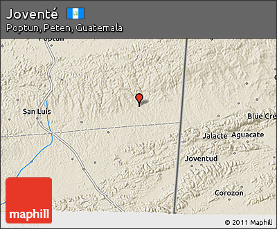 Shaded Relief 3D Map of Joventé