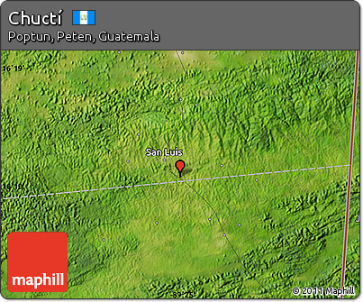 Satellite Map of Chuctí