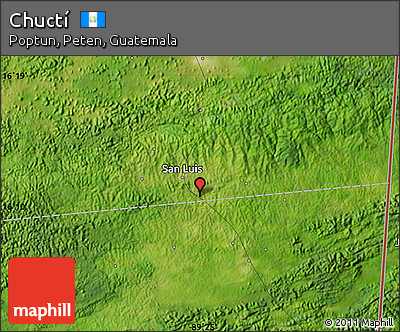 Satellite Map of Chuctí