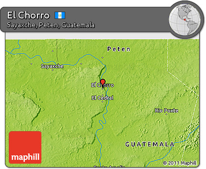Physical 3D Map of El Chorro