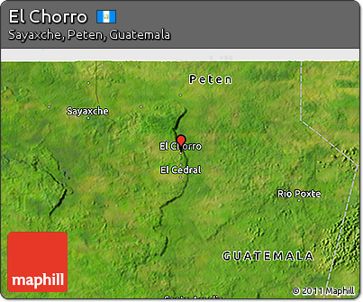 Satellite 3D Map of El Chorro